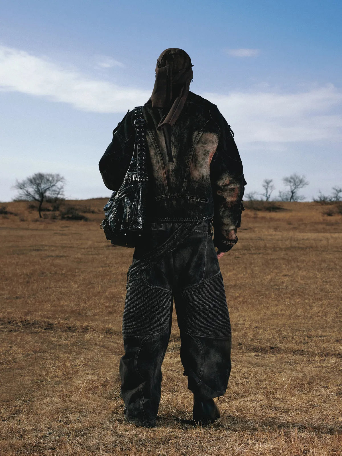 Personsoul Dirty Wash Denim Jacket 
