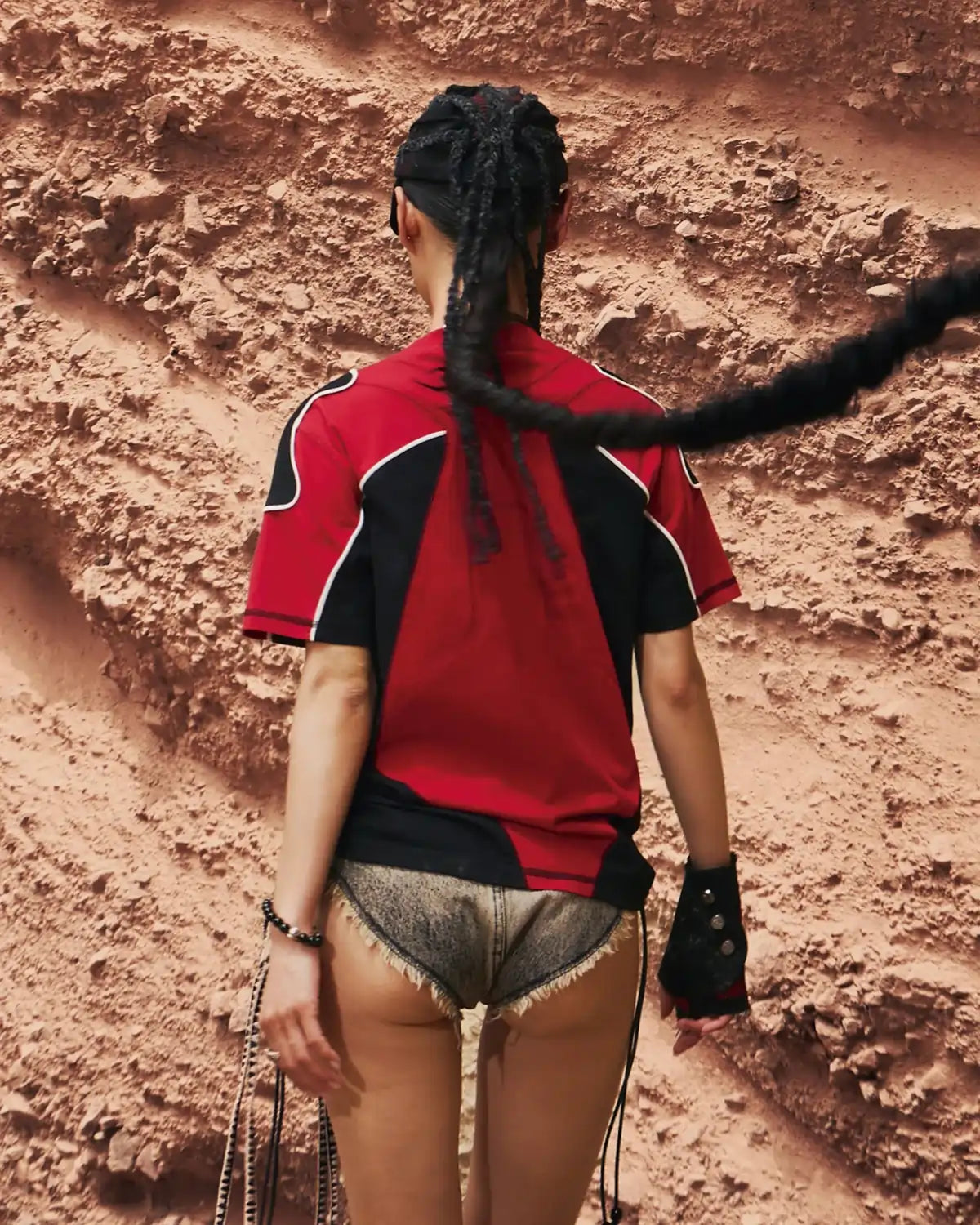 Personsoul Embroidered Mythical Beast Motif Bikini Bottom In Brown