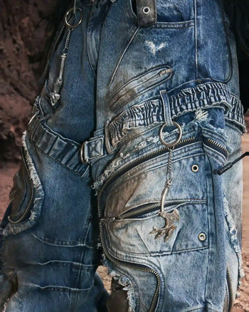 Personsoul Vintage Alloy Pangu Axe-Shaped Pendant