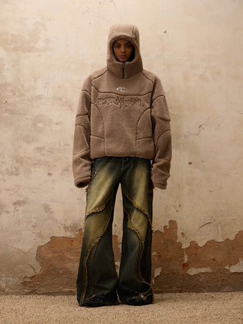 Personsoul Destructive  Denim Retro Blue Jeans