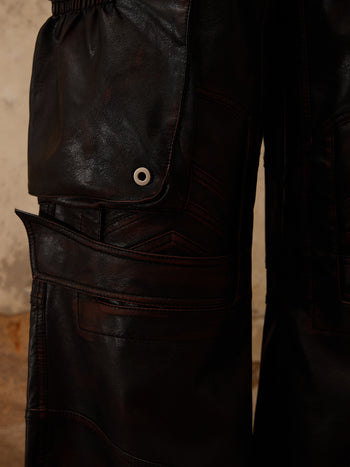 Personsoul Beetle Faxu-Leather Pant