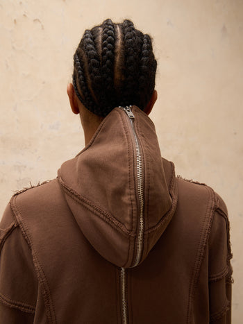 Personsoul Petal Hat Zip Hoodie