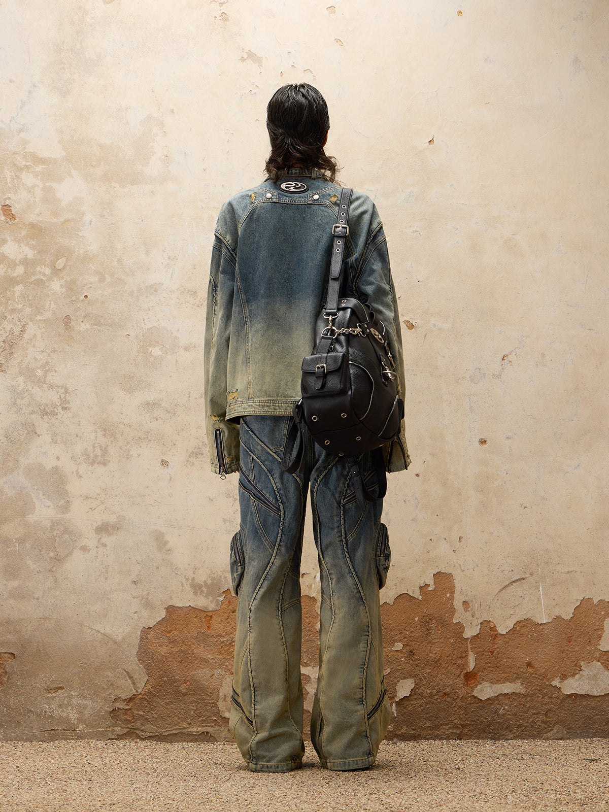 Personsoul Washing  Gradient Denim Jeans