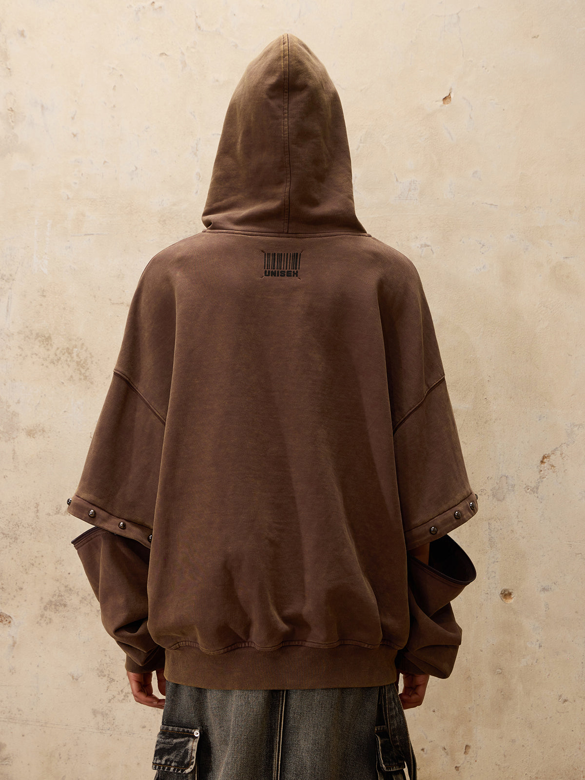 Personsoul Removable Sleeves Hoodie