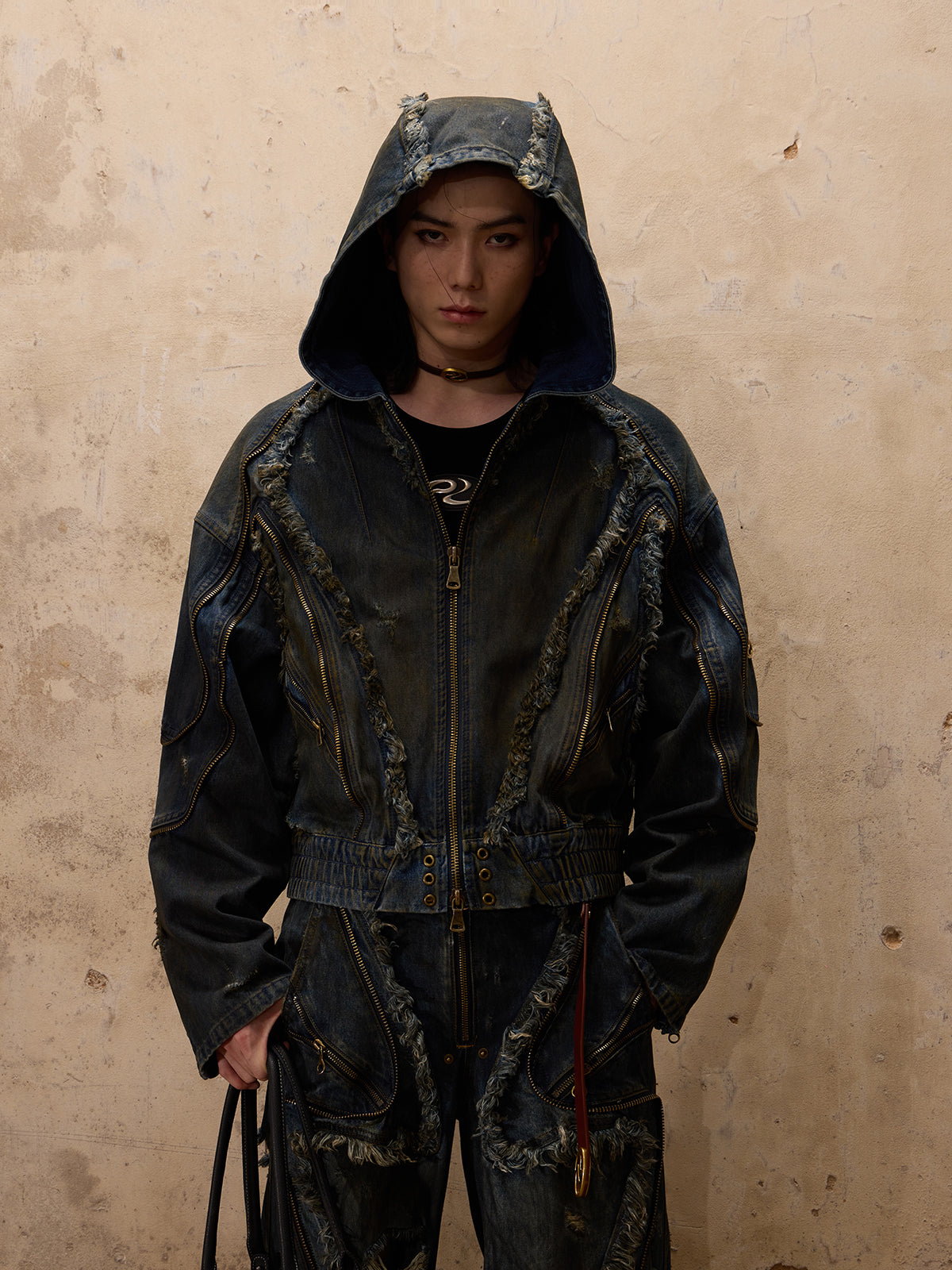 Personsoul Alians Dirty Denim Coat