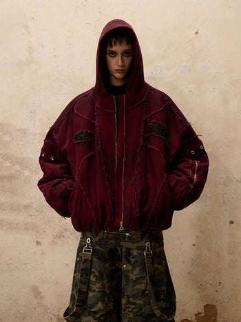 Personsoul Hand Brushed Dirty Cotton Coat