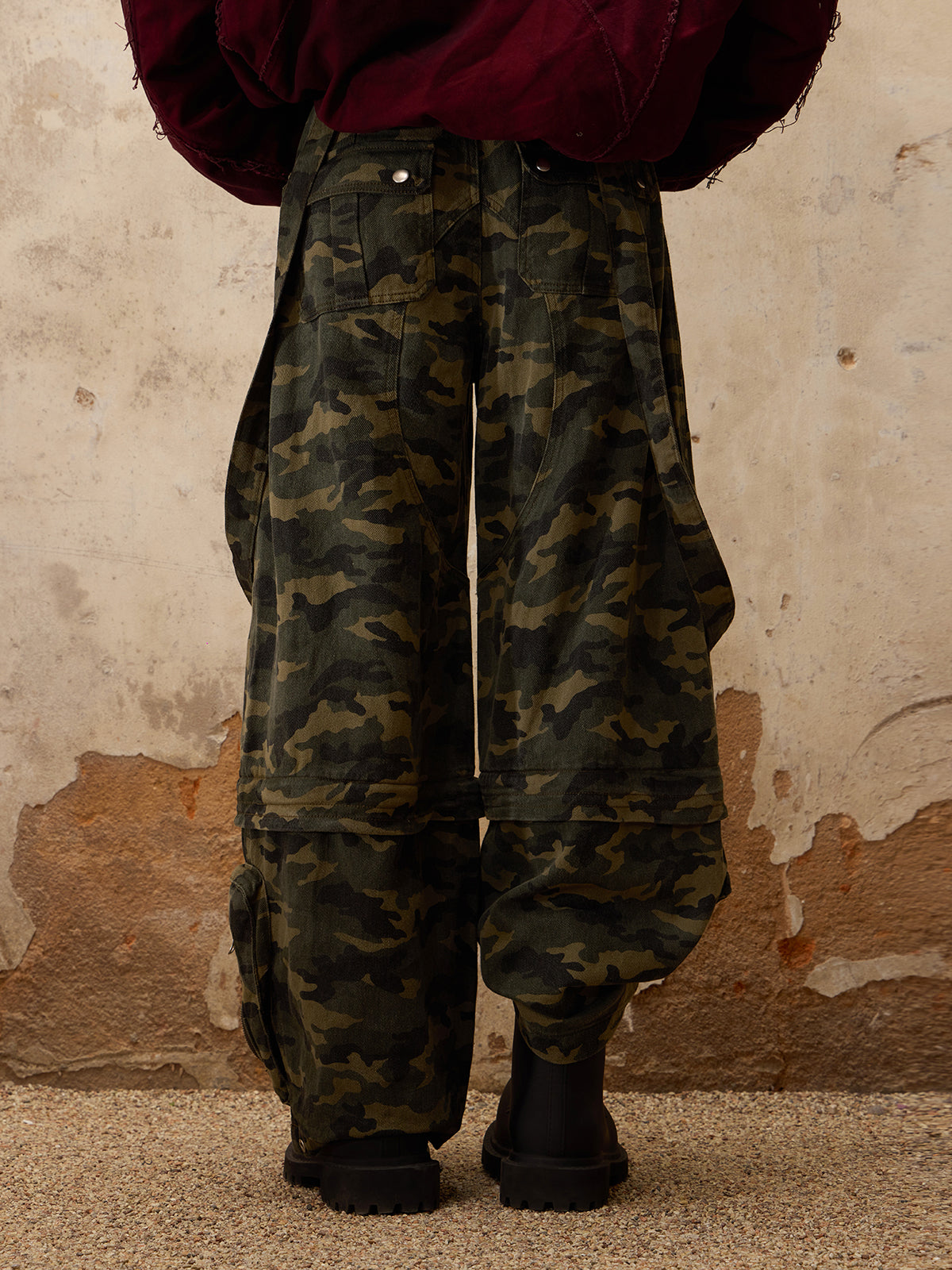 Personsoul Camouflage Overalls