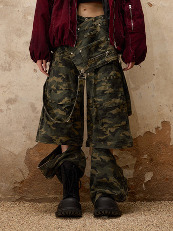 Personsoul Camo Overalls
