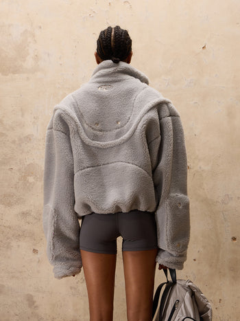 Personsoul short hem coat