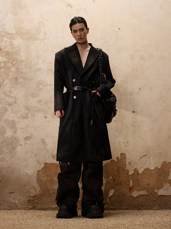 Personsoul Dirty Trench Coat