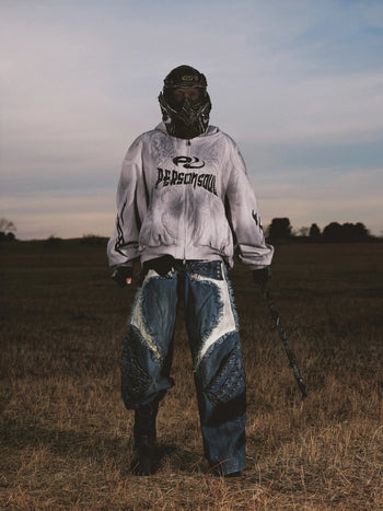 Personsoul Armor Structured Raw Edge Jeans