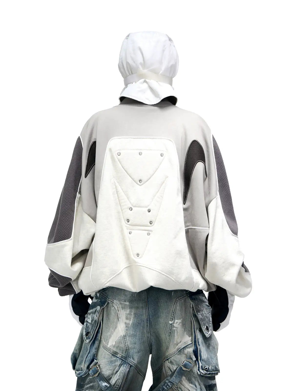 Personsoul Colorblock Turtleneck Sweatshirt
