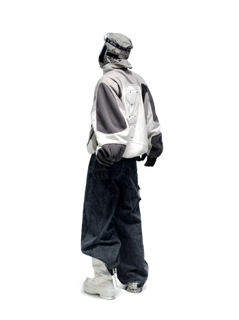 Personsoul Colorblock Turtleneck Sweatshirt - personsoul Personsoul Colorblock Turtleneck Sweatshirt - personsoul