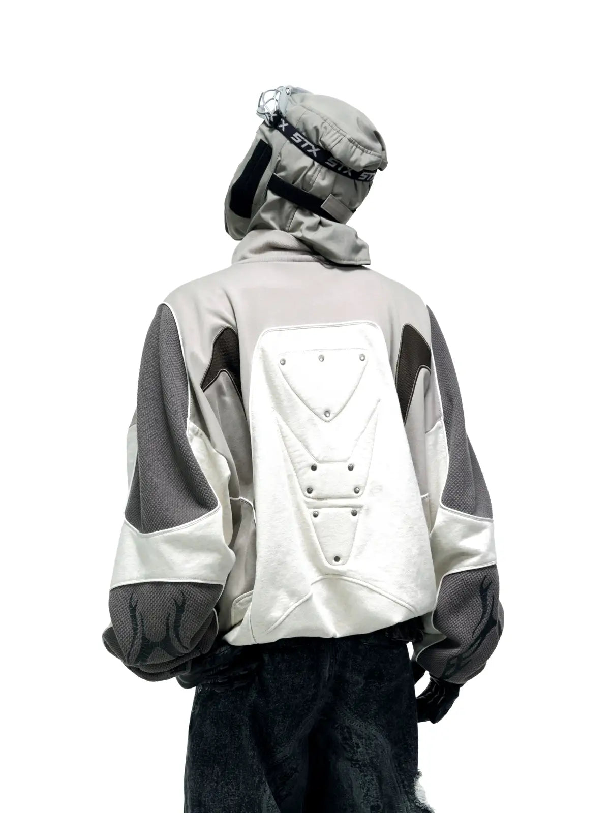 Personsoul Colorblock Turtleneck Sweatshirt