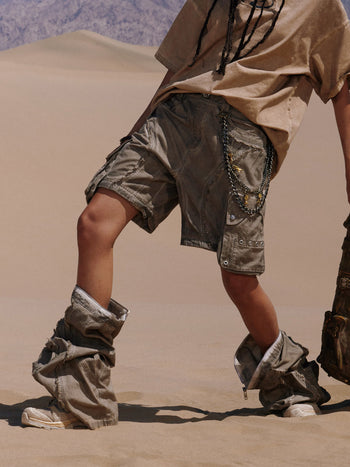 Personsoul Raw Edge Cargo Pants