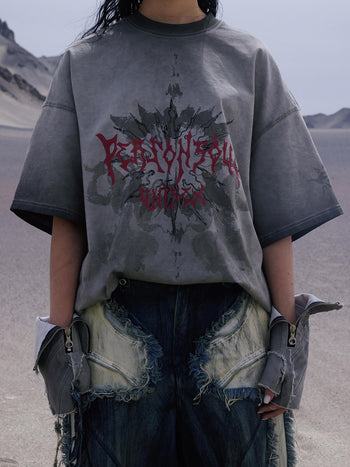 Personsoul Graphic Print Oversized T-Shirt