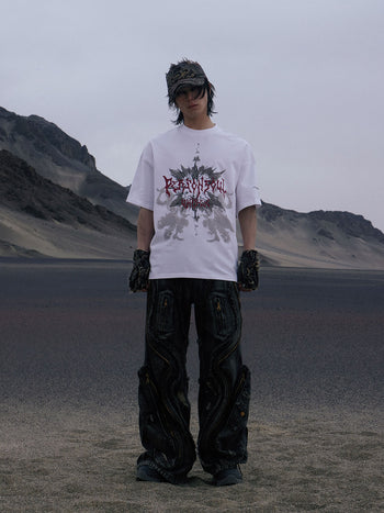 Personsoul Graphic Print Oversized T-Shirt