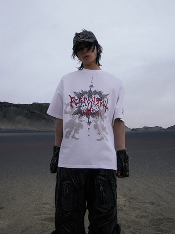 Personsoul Graphic Print Oversized T-Shirt