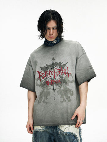 Personsoul Graphic Print Oversized T-Shirt