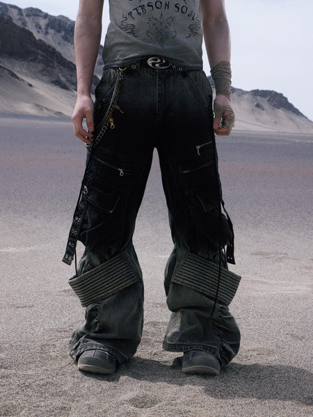 GrayBlackJeansmalemodelhalfbod 