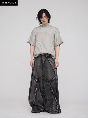 Personsoul Desert Distressed Grey T-shirt