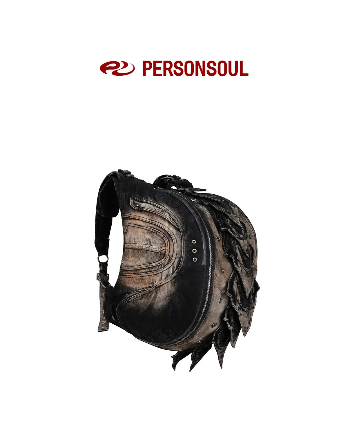 Personsoul Mythical Beast Spine Multi-Functional Backpack