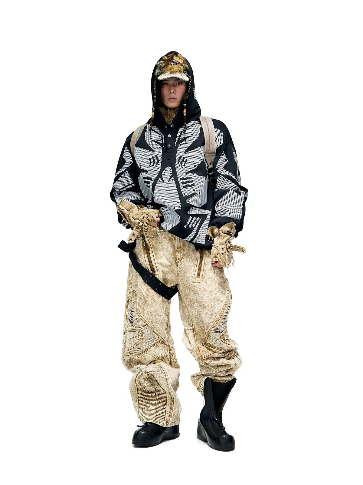 Personsoul Reflective Armor Hoodie