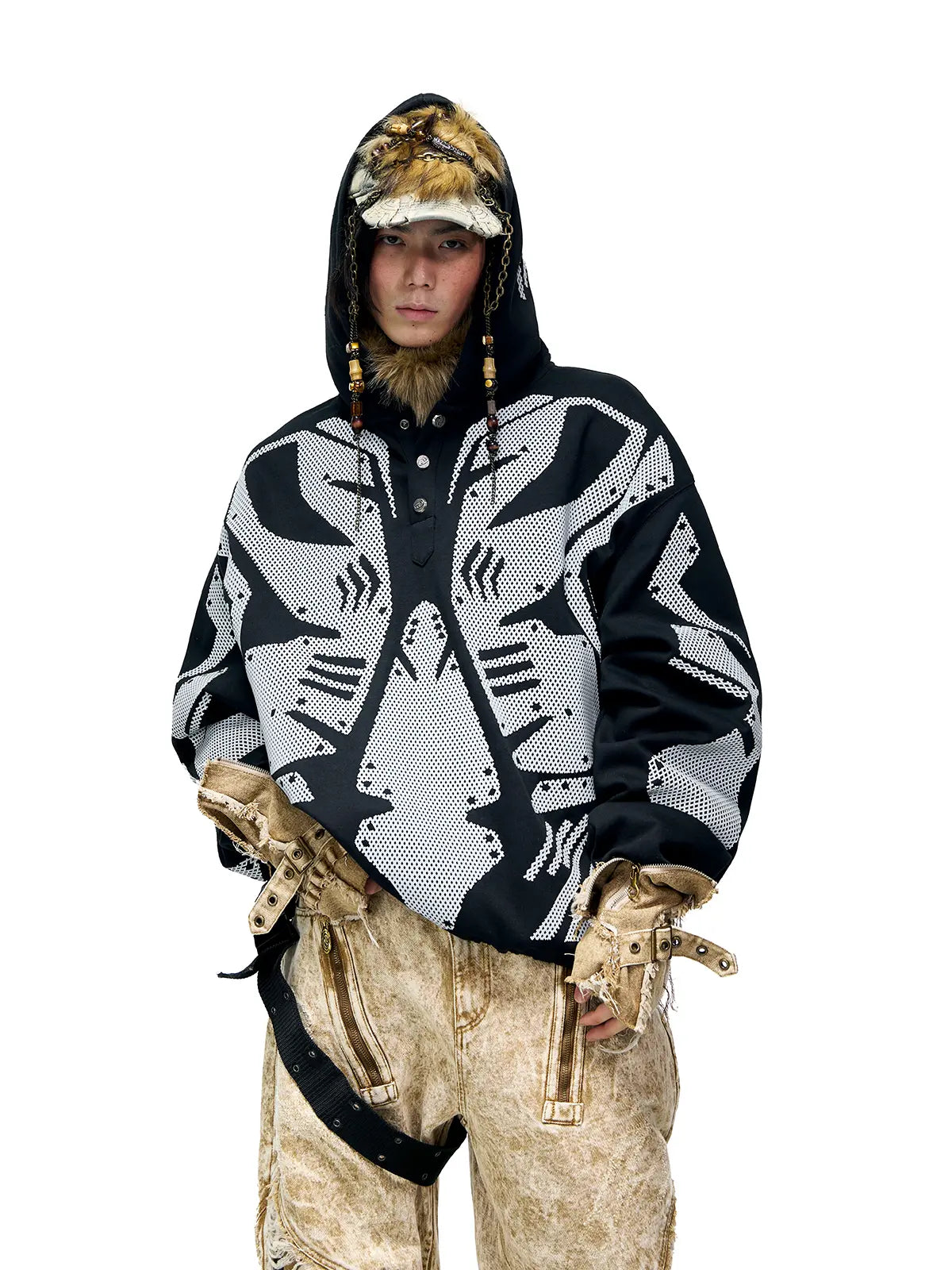 Personsoul Reflective Armor Hoodie