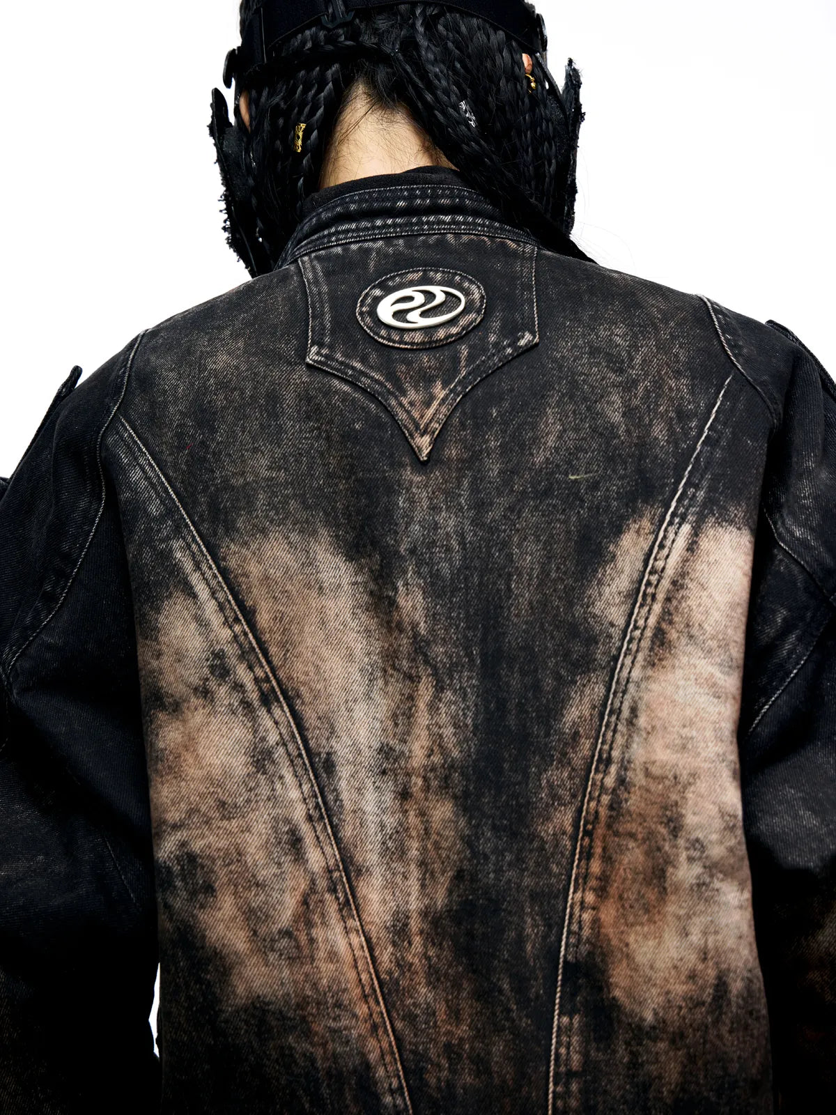 Personsoul Dirty Wash Denim Jacket 