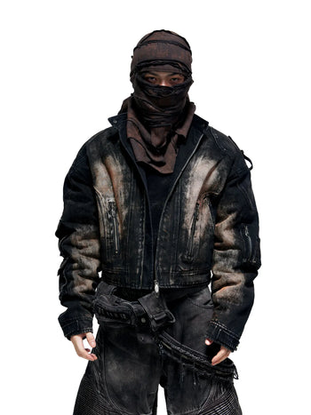 Dirty Wash Denim Jacket (only 60 pieces) - personsoul Dirty Wash Denim Jacket (only 60 pieces) - personsoul