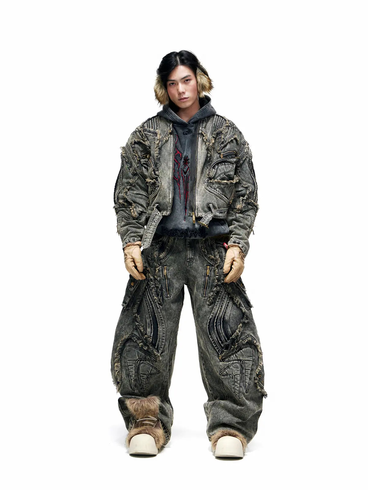 Personsoul Aliens Denim Jacket