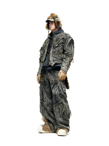 Personsoul Aliens Denim Jacket