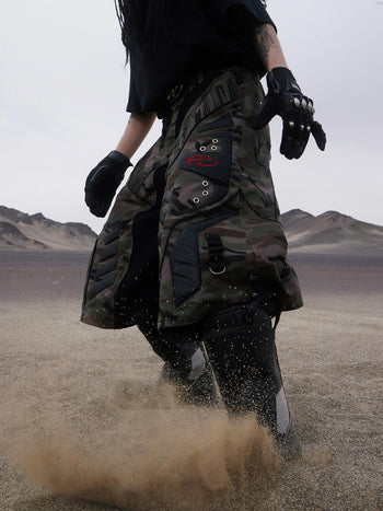 Personsoul Racing Camo Cargo Jorts