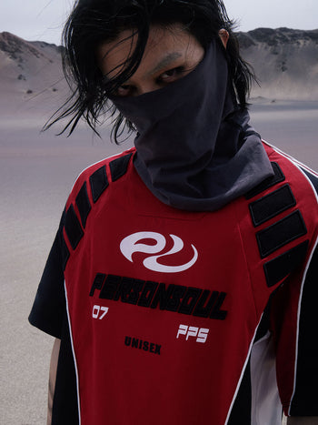  Personoul Racing Logo Oversized T-Shirt