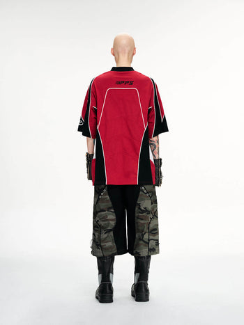 Personsoul Racing Camo Cargo Jorts