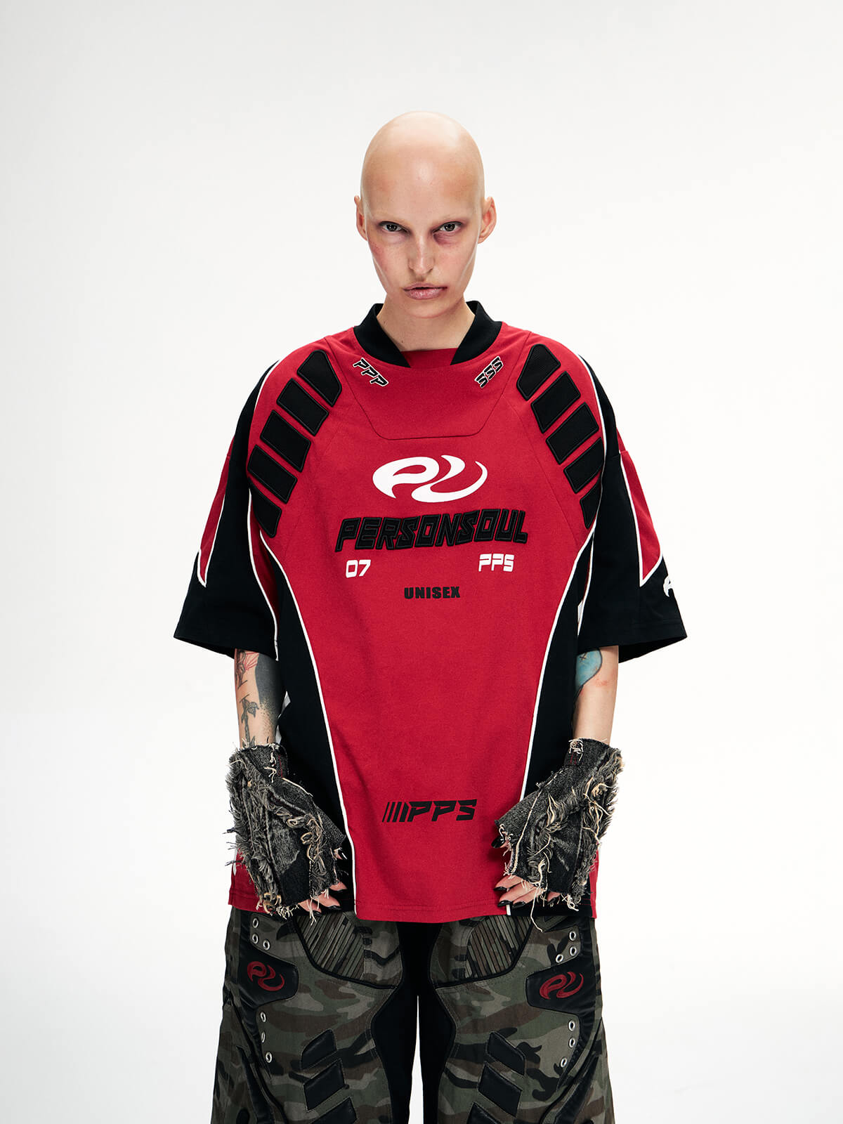 Personsoul Racing Logo Oversized T-Shirt