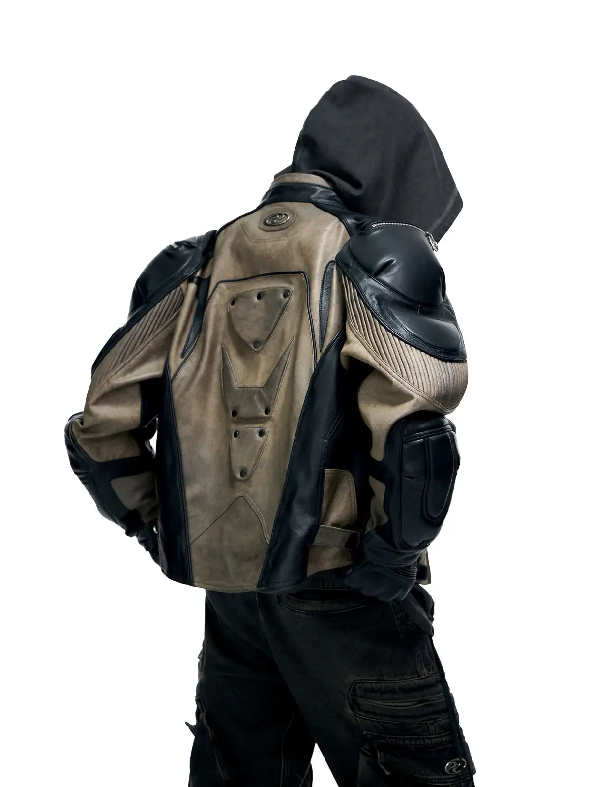 Personsoul Sheepskin Racing Jacket