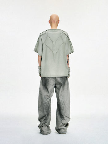 Personsoul Desert Distressed Grey T-shirt