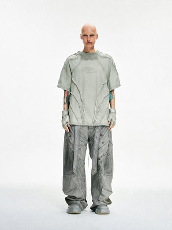 Personsoul Desert Distressed Grey T-shirt