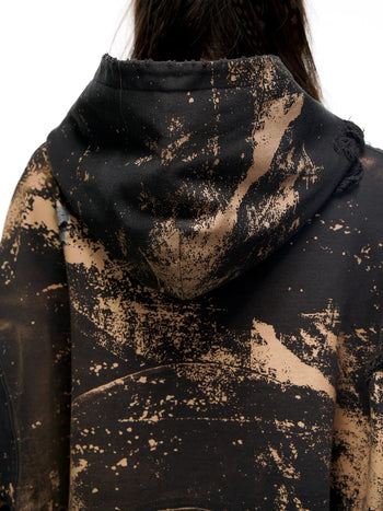 Personsoul Sun Totem Distressed Hoodie - personsoul Personsoul Sun Totem Distressed Hoodie - personsoul