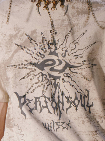 Personsoul Desert Sun Mystical Graphic T-shirt