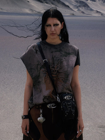 Personsoul Desert Sun-Totem Graphic Tank Top