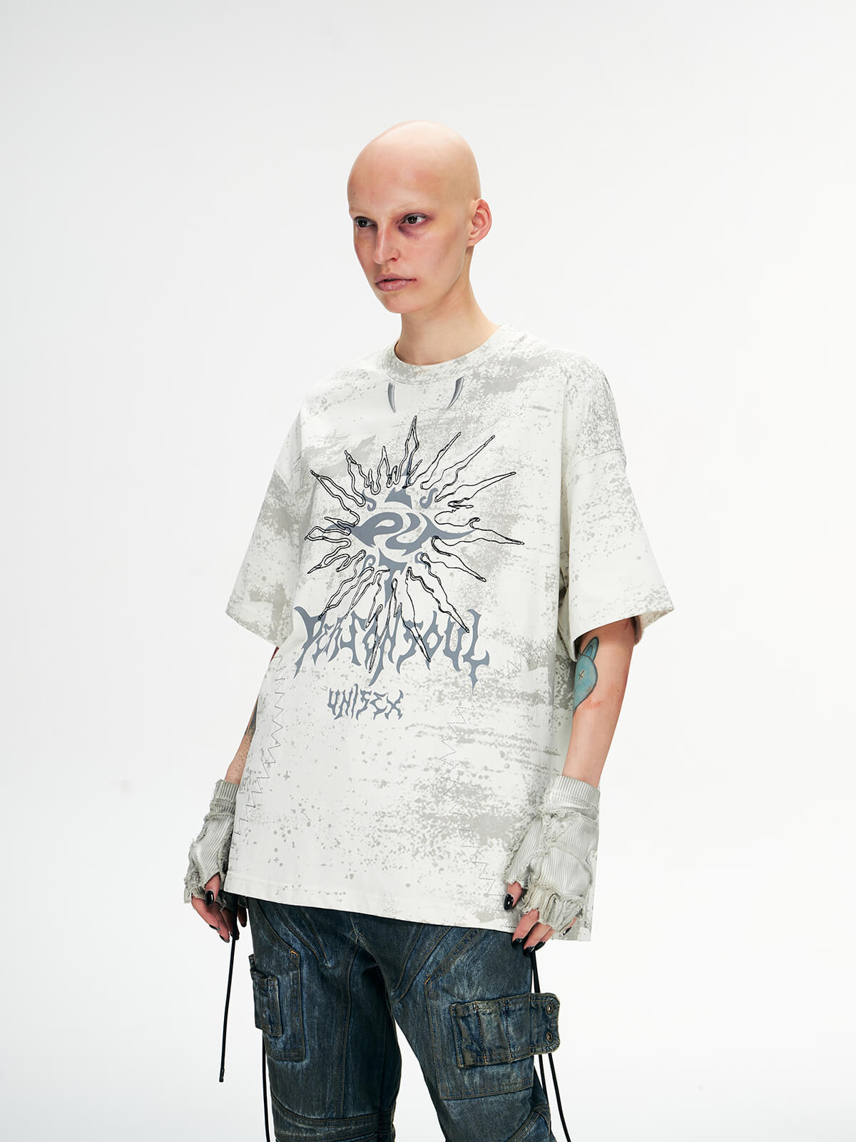 Personsoul Desert Sun Mystical Graphic T-shirt