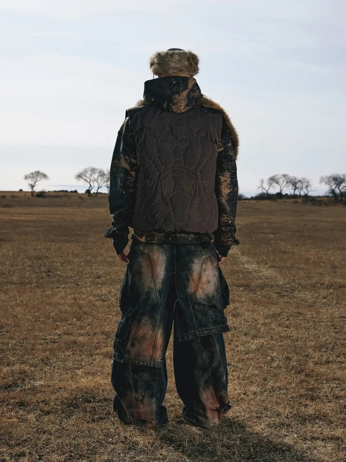 Personsoul Tactical Embroidered Down Vest