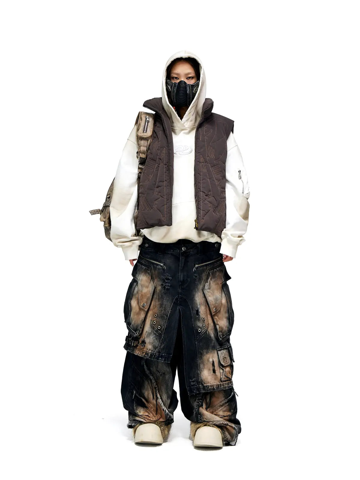 Personsoul Tactical Embroidered Down Vest