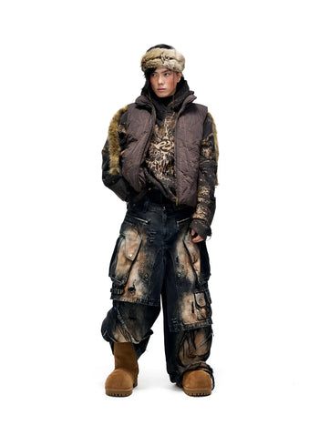 Personsoul Tactical Embroidered Down Vest