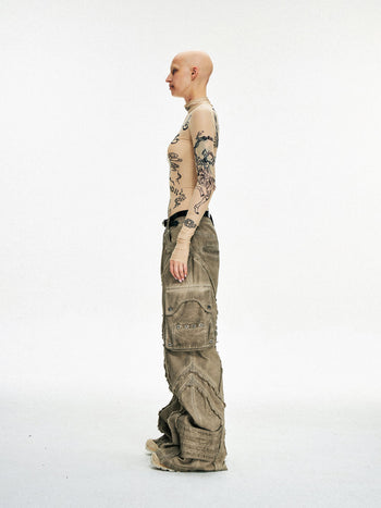 Personsoul Desert Totem-Inspired Skin Highneck Top