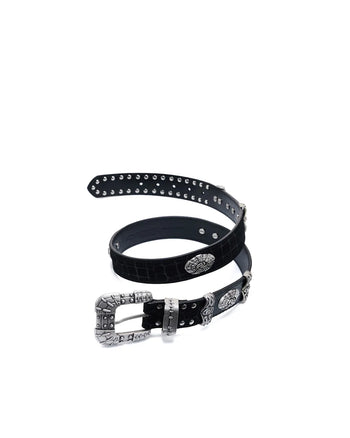 Personsoul Qin Warrior Leather Belt Black