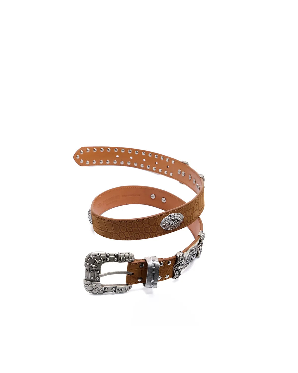 Personsoul Qin Warrior Leather Belt Brown