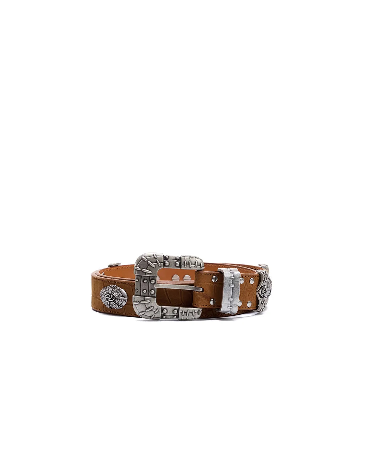Personsoul Qin Warrior Leather Belt Brown